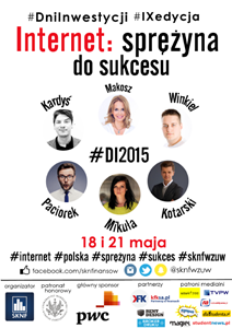 Dni Inwestycji 2015 - konferencja Internet: sprężyna do sukcesu