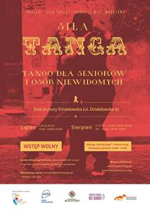 SIŁA TANGA - warsztaty tanga dla seniorów i osób niewidomych + Milonga i koncert