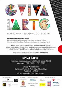 EVIVA L'ARTE! NIECH ŻYJE SZTUKA! - polsko-serbska wystawa sztuki