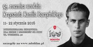 Obchody 95. rocznicy urodzin Krzysztofa Kamila Baczyńskiego