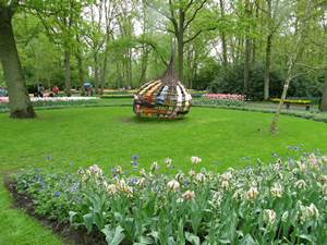 Tulipanowy festiwal w Ogrodzie Botanicznym UW - dzień 1