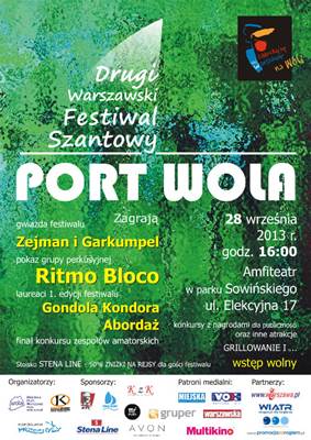 II Edycja Warszawskiego Festiwalu Szantowego PORT WOLA