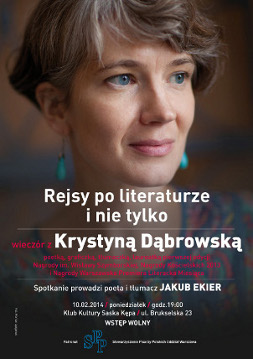 Rejsy po literaturze i nie tylko - wieczór z Krystyną Dąbrowską