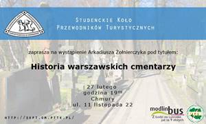 Wykład "Historia warszawskich cmentarzy"
