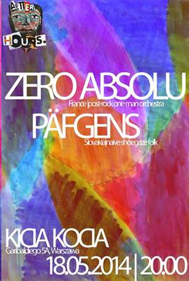 Koncert ZERO ABSOLU (post-rock, FR) + PÄFGENS (lo-fi shoegaze, SK)