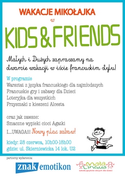 Wakacje Mikołajka w Kids&Friends