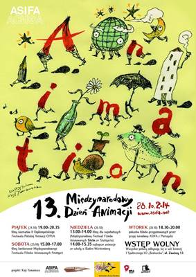 Międzynarodowy Dzień Animacji 2014 na "Bednarskiej" - program na 25.01