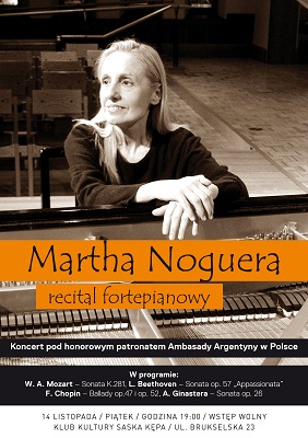 Martha Noguera - recital fortepianowy