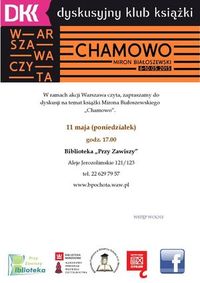 Dyskusyjny Klub Książki czyta "Chamowo" Mirona Białoszewskiego
