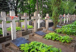 Wspomnienie powstańców warszawskich - spacer po Wojskowym Cmentarzu Powązkowskim