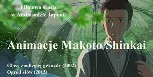 Filmowa środa w Ambasadzie Japonii - Animacje Makoto Shinkai