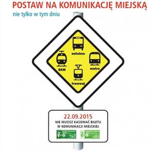 Europejski Dzień bez Samochodu - darmowa komunikacja miejska