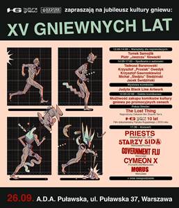XV-LECIE KULTURY GNIEWU - spotkania i warsztaty komiksowe