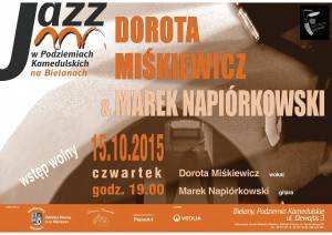 Dorota Miśkiewicz i Marek Napiórkowski - jazz w Podziemiach Kamedulskich