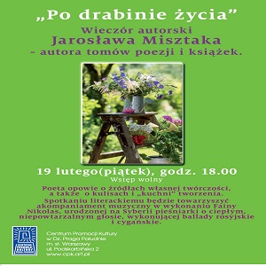 "Po drabinie życia" -Wieczór autorski Jarosława Misztaka