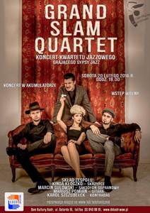 Grand Slam Quartet – koncert kwartetu jazzowego w Domu Kultury Kadr