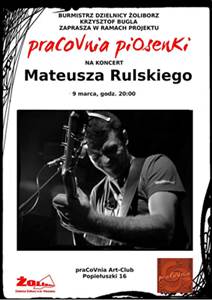 PraCoVnia piOsenKi: MATEUSZ RULSKI - koncert