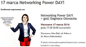 NETWORKING Power Day! + gość Dagmara Głowacka