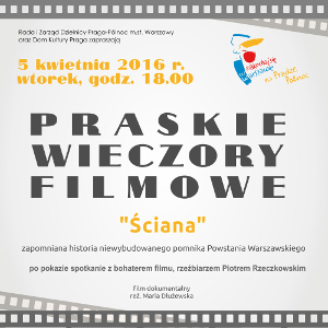 Praskie wieczory filmowe "Ściana" w DK Praga
