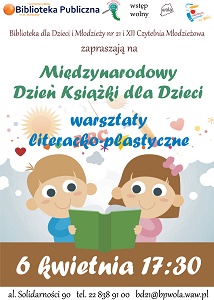 Międzynarodowy Dzień Książki dla Dzieci w Bibliotece dla Dzieci i Młodzieży nr 21