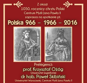Polska. 966 - 1966 - 2016