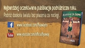 "JAK PODRÓŻOWAĆ ZA DARMO" - promocja książki Władka Labudy, tegorocznego laureata KOLOSÓW