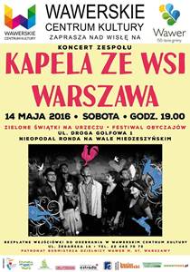 Koncert zespołu Kapela Ze Wsi Warszawa