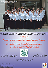 Koncert węgierskiego Chóru im. Świętego Jerzego