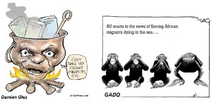 Karykatury afrykańskie: GADO i Damien Glez - Dni Afryki 2016 