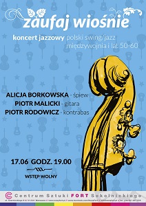 Koncert jazzowy w Forcie: ZAUFAJ WIOŚNIE