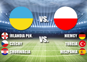 Wtorkowe mecze Euro 2016 Ukraina – Polska, Irlandia Północna- Niemcy, Czechy – Turcja, Chorwacja – Hiszpania