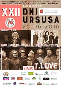 Dni Ursusa - koncerty: Izabela Trojanowska, Wanda i Banda, T. Love