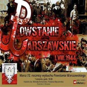 Marsz 72 rocznicy Powstania Warszawskiego