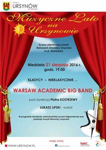 Koncert WARSAW ACADEMIC BIG BAND pt. KLASYCY-NIEKLASYCZNIE