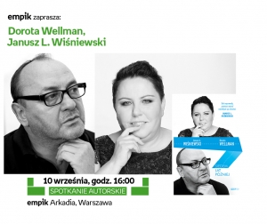 Dorota Wellman i Janusz L. Wiśniewski w Empiku Arkadia