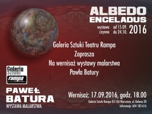 Wernisaż wystawy malarstwa Pawła Batury // "Albedo Enceladus"