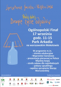 Ogólnopolski finał akcji Sprzątanie świata - Polska 2016