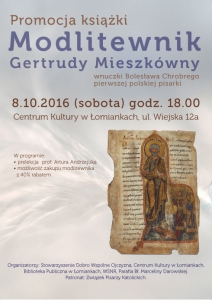 Promocja „Modlitewnika Gertrudy Mieszkówny”