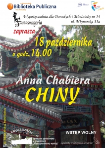 Chiny - prelekcja Anny Chabiery