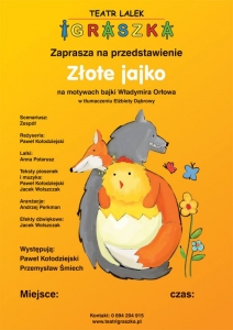 "Złote Jajko" Teatru Igraszka - spektakl dla dzieci