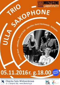 Koncert Tria Ulla Saxophone