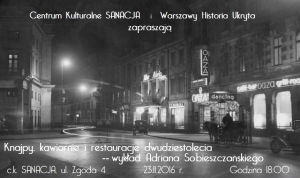 Knajpy, kawiarnie i restauracje - wykład A. Sobieszczańskiego