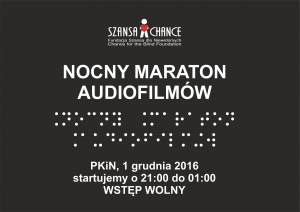 Nocny maraton filmów z audiodeskrypcją
