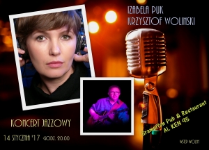 Odkryj Jazz - koncert duetu jazzowego: Izabela Puk i Krzysztof Woliński