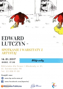Warsztaty komiksowe z Edwardem Lutczynem