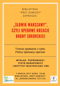 Słownik Warszawy, czyli operowe kreacje Bogny Sokorskiej