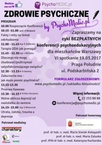 Konferencja z cyklu "Zdrowie Psychiczne by PsychoMedic.pl"