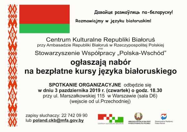 Darmowy kurs języka białoruskiego