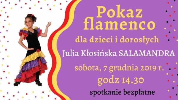 Pokaz flamenco dla dzieci i dorosłych w Nutka Cafe