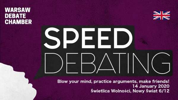 Speed Debating Warsaw #16 in English!